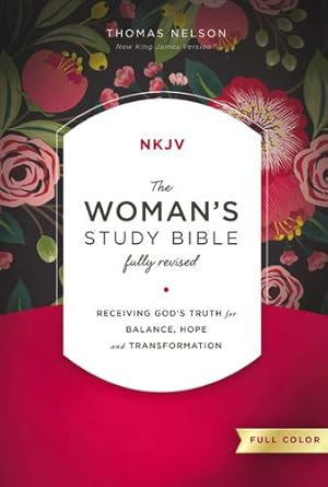 Imagen del vendedor de The NKJV, Woman's Study Bible, Hardcover, Red Letter, Full-Color: Receiving God's Truth for Balance, Hope, and Transformation by Thomas Nelson [Hardcover ] a la venta por booksXpress
