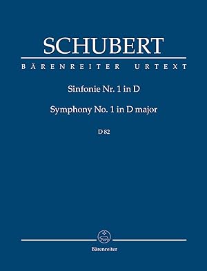 Bild des Verkufers fr Sinfonie D-Dur Nr.1 D82 fr Orchester Studienpartitur zum Verkauf von moluna