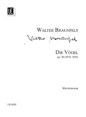 Die Voegel op.30 Klavierauszug