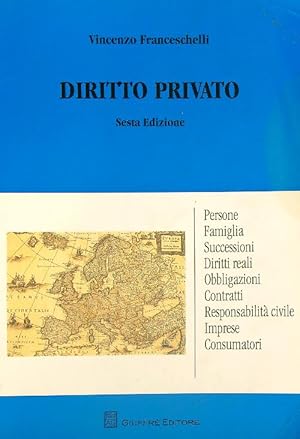 Immagine del venditore per Diritto privato. Sesta edizione venduto da Miliardi di Parole