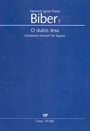 Bild des Verkufers fr O dulcis Jesu fr Sopran, Violine (scordato) und Bc Partitur mit Violine in Klangnotation zum Verkauf von moluna