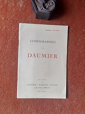 Catalogue "Daumier" - Lithographies de Daumier en vente à la Galerie Marcel Guiot