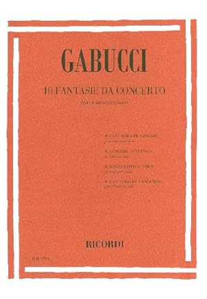 Bild des Verkufers fr 10 Fantasie da concerto per clarinetto zum Verkauf von moluna