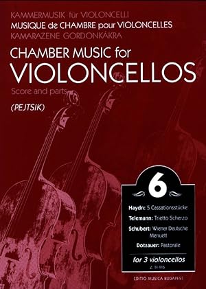 Bild des Verkufers fr Chamber Music for Violoncellos vol.6 for 3 violoncellos score and parts zum Verkauf von moluna