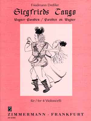 Bild des Verkufers fr Siegfrieds Tango Wagner-Parodien fr 4 Violoncelli Partitur und Stimmen zum Verkauf von moluna