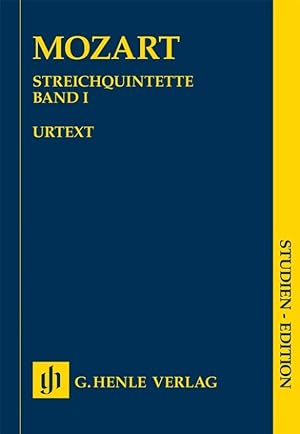Bild des Verkufers fr Streichquintette, Studien-Edition. Bd.1 zum Verkauf von moluna