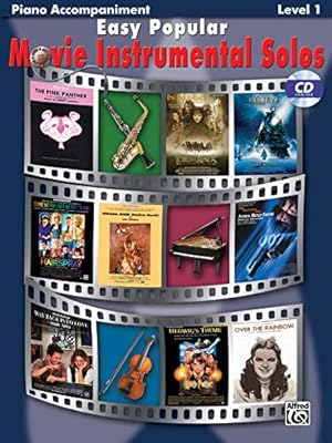 Seller image for Easy Popular Movie Instrumental Solos: Piano Acc., Book & CD (Easy Instrumental Solos Series) [Paperback ] for sale by booksXpress