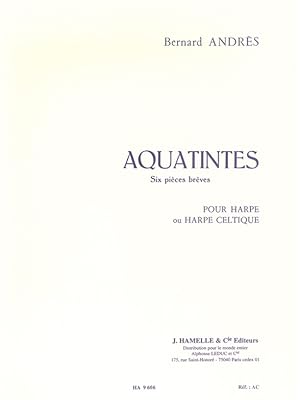 Bild des Verkufers fr Aquatintes 6 pices brves pour harpe ou harpe celtique zum Verkauf von moluna