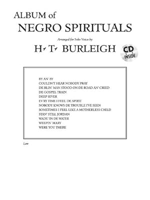 Bild des Verkufers fr Album of Negro Spirituals: Low Voice, Book & CD [Soft Cover ] zum Verkauf von booksXpress