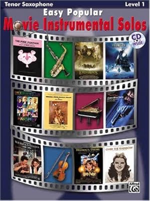 Image du vendeur pour Easy Popular Movie Instrumental Solos: Tenor Sax, Book & CD (Easy Instrumental Solos Series) [Paperback ] mis en vente par booksXpress