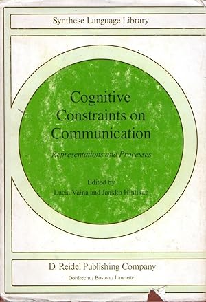 Immagine del venditore per Cognitive constraints on communication : Representations and Process venduto da Messinissa libri