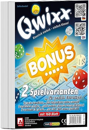 Qwixx - Bonus - International - Zusatzbloecke (Spiel-Zubehoer)