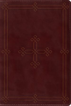 Imagen del vendedor de ESV Study Bible, Personal Size (TruTone, Crimson, Engraved Cross Design) a la venta por ChristianBookbag / Beans Books, Inc.