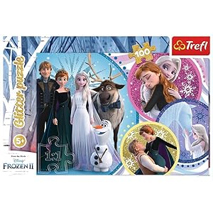 Disney Frozen Glitzer Puzzle 100T