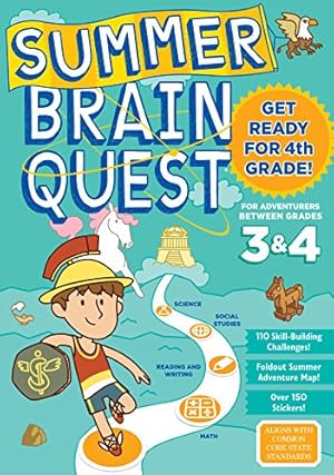 Seller image for Summer Brain Quest: Between Grades 3 & 4 by Workman Publishing, Walker, Persephone, Piddock, Claire [Paperback ] for sale by booksXpress