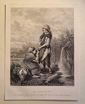 Seller image for The Spring of Life - 1871 Engraving for sale by Maynard & Bradley