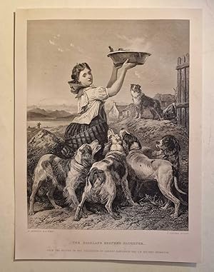 Seller image for The Highland Keeper's Daughter - 1871 Engraving for sale by Maynard & Bradley