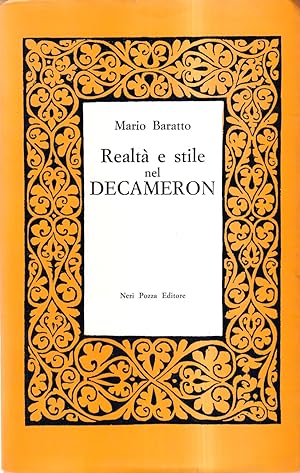 Image du vendeur pour Realt e stile nel Decameron mis en vente par Il Salvalibro s.n.c. di Moscati Giovanni