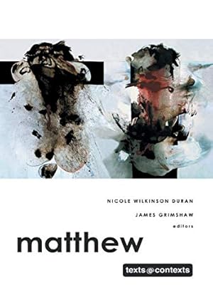 Seller image for Matthew (Texts @ Contexts) [Hardcover ] for sale by booksXpress