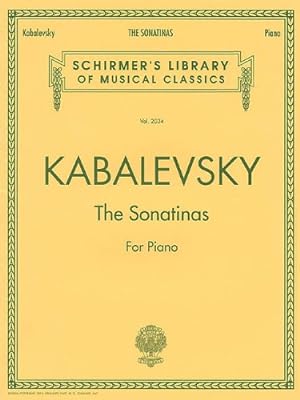 Seller image for The Sonatinas: Schirmer Library of Classics Volume 2034 Piano Solo [Paperback ] for sale by booksXpress