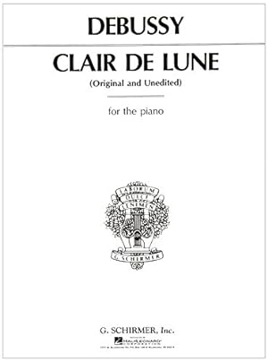 Imagen del vendedor de Claire de Lune by Debussy, Claude [Sheet music ] a la venta por booksXpress
