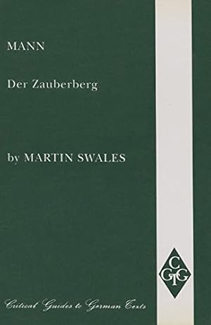 Immagine del venditore per Mann: "Der Zauberberg": v. 19 (Critical Guides to German Texts) venduto da WeBuyBooks