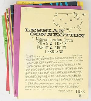 Imagen del vendedor de Lesbian Connection: A National Lesbian Journal (broken run of 48 issues & supplements) a la venta por D. Anthem, Bookseller