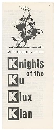 An Introduction to the Knights of the Ku Klux Klan
