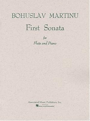 Imagen del vendedor de First Sonata for: Flute & Piano by Bohuslav Martinu [Paperback ] a la venta por booksXpress