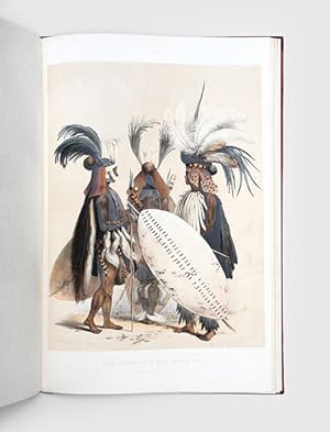 Bild des Verkufers fr The K****s Illustrated in a Series of Drawings taken Among the Amazulu, Amaponda, and Amakosa Tribes; also, Portraits of the Hottentot, Malay, Fingo, and other races inhabiting Southern Africa: together with Sketches of Landscape Scenery in the Zulu Country, Natal, and the Cape Colony. zum Verkauf von Peter Harrington.  ABA/ ILAB.