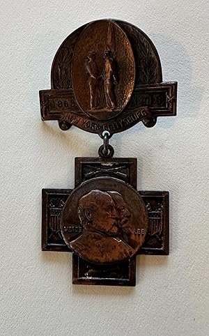 Whitehead and Hoag 50th Anniversary Civil War NY-Gettysburg Reunion Medal