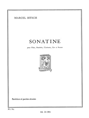 Bild des Verkufers fr BITSCH SONATINE FLUTE HAUTBOIS CLAR. COR BASSON PARTITION/PARTIES zum Verkauf von moluna