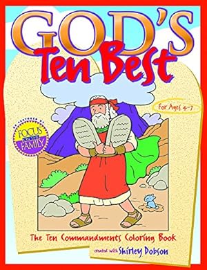 Seller image for God's Ten Best: The Ten Commandments Coloring Book (Coloring Books) [Soft Cover ] for sale by booksXpress