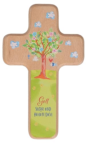 Bild des Verkufers fr Kinderholzkreuz - Gott segne und behte dich zum Verkauf von moluna