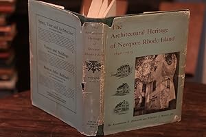 Seller image for The Architectural Heritage of Newport Rhode Island by Antoinette F. Downing 1952 for sale by SweeneySells