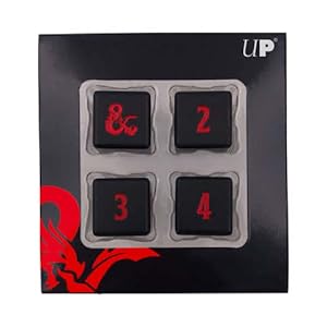 Bild des Verkufers fr UP - Heavy Metal D6 4x Dice Set for Dungeons & Dragons zum Verkauf von moluna