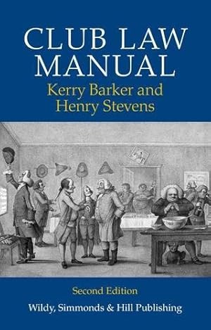 Immagine del venditore per Club Law Manual by Barker, Kerry [Paperback ] venduto da booksXpress