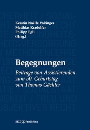 Imagen del vendedor de Begegnungen a la venta por BuchWeltWeit Ludwig Meier e.K.