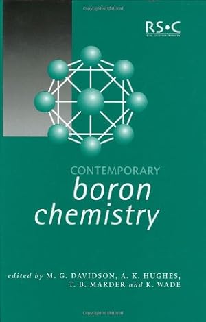 Imagen del vendedor de Contemporary Boron Chemistry (Special Publications) [Hardcover ] a la venta por booksXpress