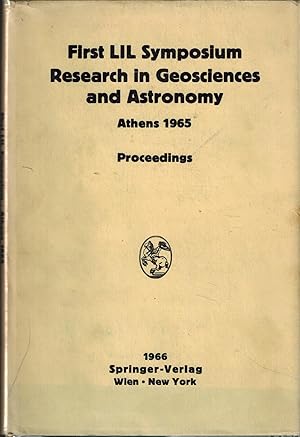 Seller image for Proceedings of the First Lunar International Laboratory (LIL) Symposium Research in Geosciences and Astronomy for sale by UHR Books