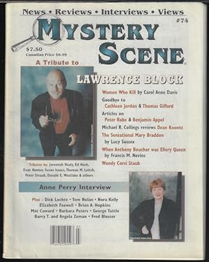 Immagine del venditore per MYSTERY SCENE: #74, 2002 venduto da Books from the Crypt