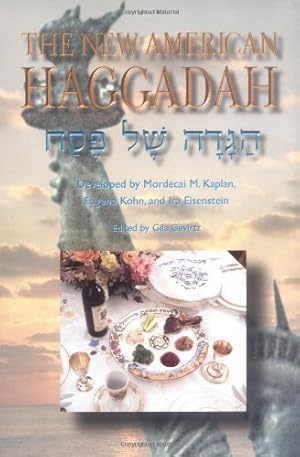 Seller image for The New American Haggadah: Haggadah Shel Pesah (English and Hebrew Edition) by Jewish Reconstructionist Foundation [Paperback ] for sale by booksXpress