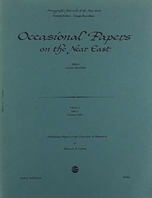 Image du vendeur pour Palestinian Objects at the University of Minnesota (Occasional Papers on the Near East, Vol 2, Issue 2) by Coulson, William [Paperback ] mis en vente par booksXpress