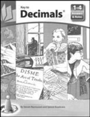 Immagine del venditore per Key to Decimals: Answers and Notes by Rasmussen, Steven, Rosekraus, Spreck [Paperback ] venduto da booksXpress