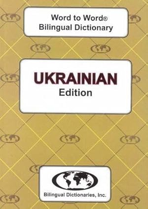 Seller image for Ukrainian edition Word To Word Bilingual Dictionary by C. Sesma M.A. [Paperback ] for sale by booksXpress