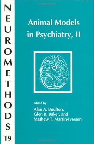 Seller image for Animal Models in Psychiatry, II (Neuromethods) (v. 2) [Hardcover ] for sale by booksXpress