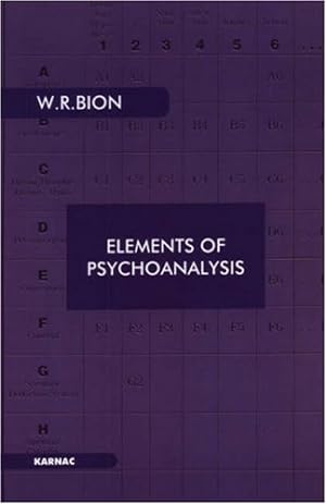 Seller image for Elements of Psychoanalysis (Maresfield Library) by R. Bion, Wilfred [Paperback ] for sale by booksXpress