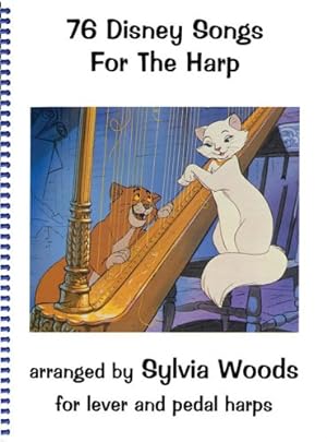 Immagine del venditore per 76 Disney Songs for the Harp by Woods, Sylvia [Spiral-bound ] venduto da booksXpress