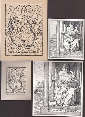 Imagen del vendedor de 4 Exlibris. a la venta por Antiquariat  Braun