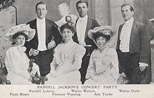 Randell Jackson's 1905 Concert Party Margate Kent Postcard